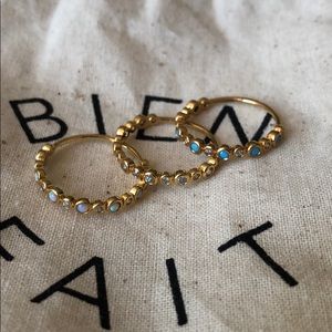 Anthropologie stacking rings